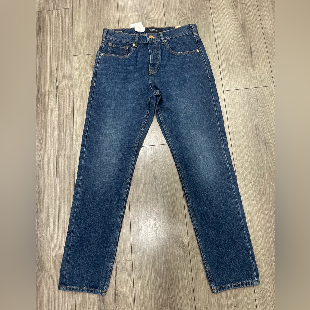 Scotch‎ & Soda Jeans Mens 29X32 Blue The Norm High Rise Straight NEW